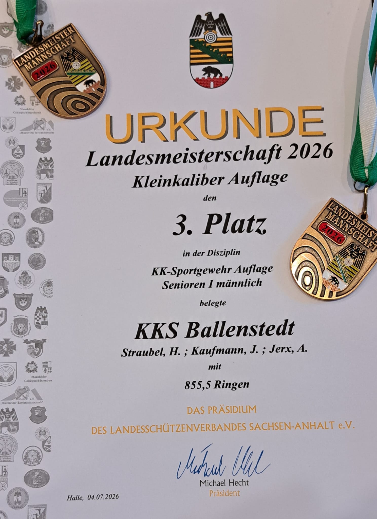 Landesmeisterschaft KK Auflage in Halle